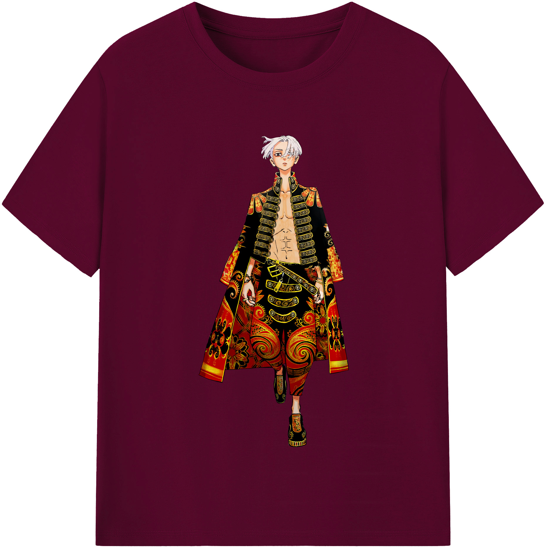 （画像用） 東京リベンジャーズ Tokyo Revengers レディースカジュアルプリントTシャツ（綿100％）